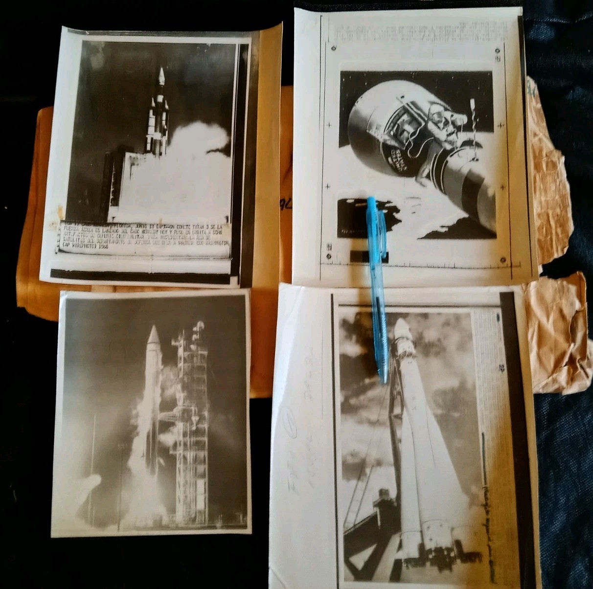 Vintage 1960s NASA Space Program Press Archive - 16 Photos & 5 Negatives - DHL
