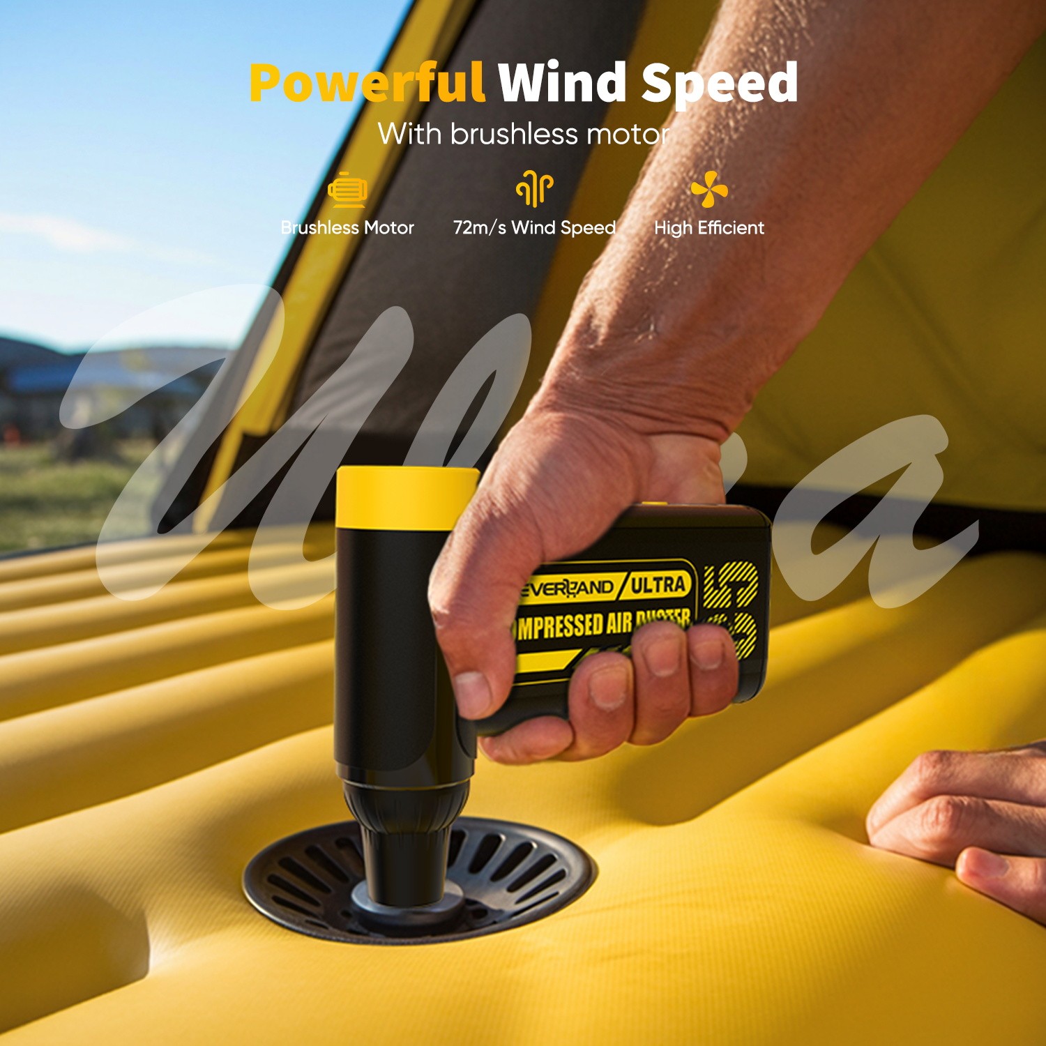 Portable Compressed Air Duster Cordless Cleaner Mini Blower High Power 8000mAh