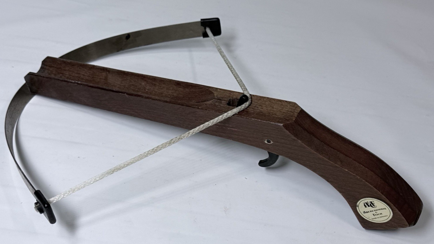 Vintage Abercrombie & Fitch Wooden Gapola Crossbow Toy Made in West Germany Rare