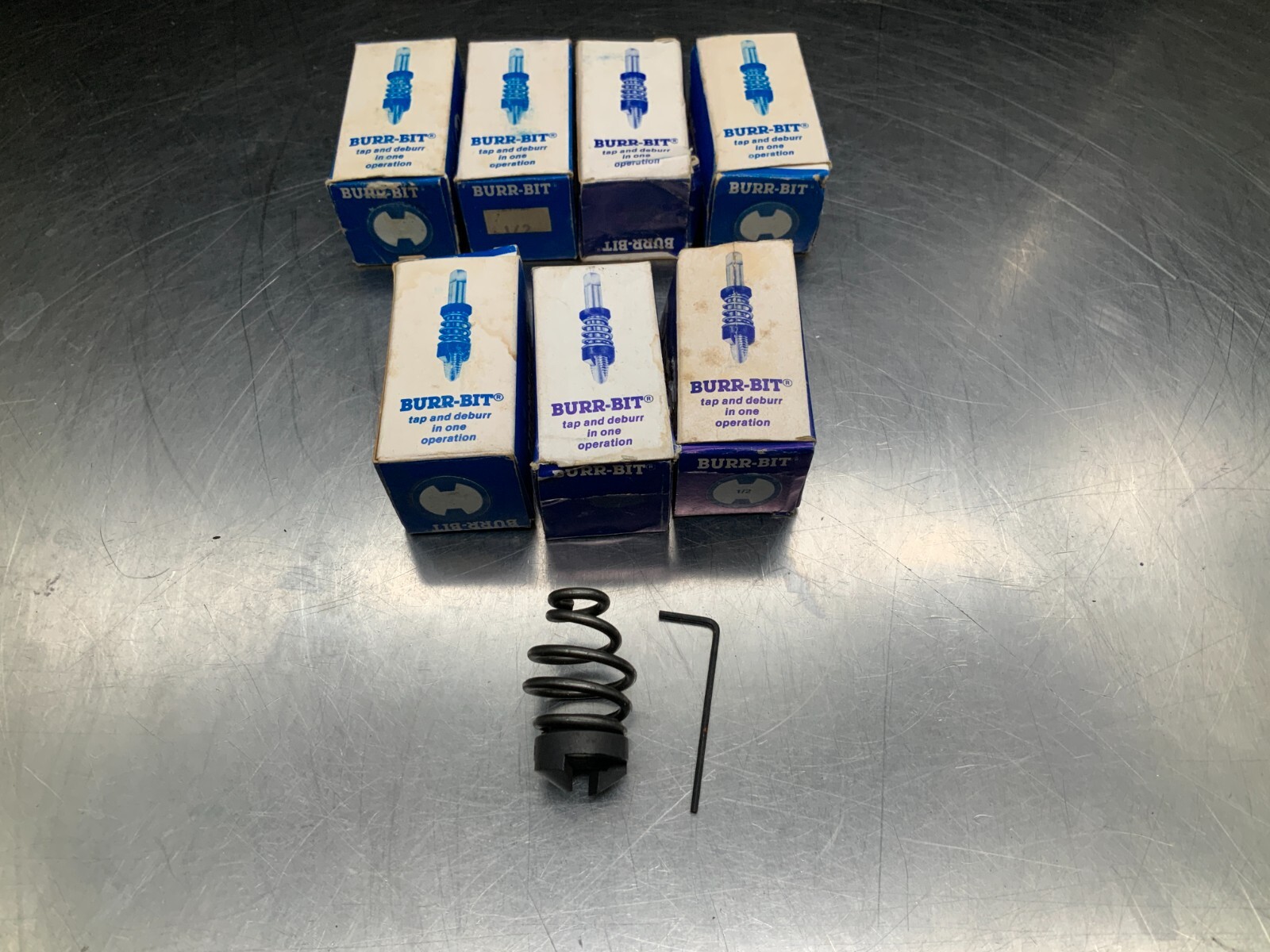 (7) Burr-Bit Tap and Deburr Bit, 1/2"