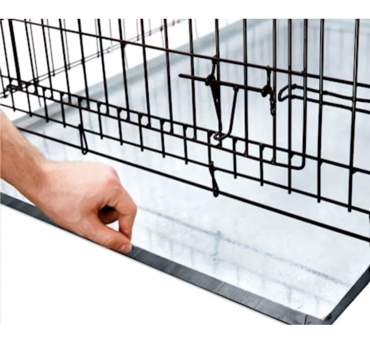 Bird Cage Heavy Duty Replacement Metal Tray Pan -  47" L X 29" W X 1" H