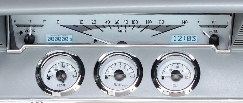 Dakota Digital 61 62 Chevy Impala Analog Gauge Instrument System VHX-61C-IMP-S-W