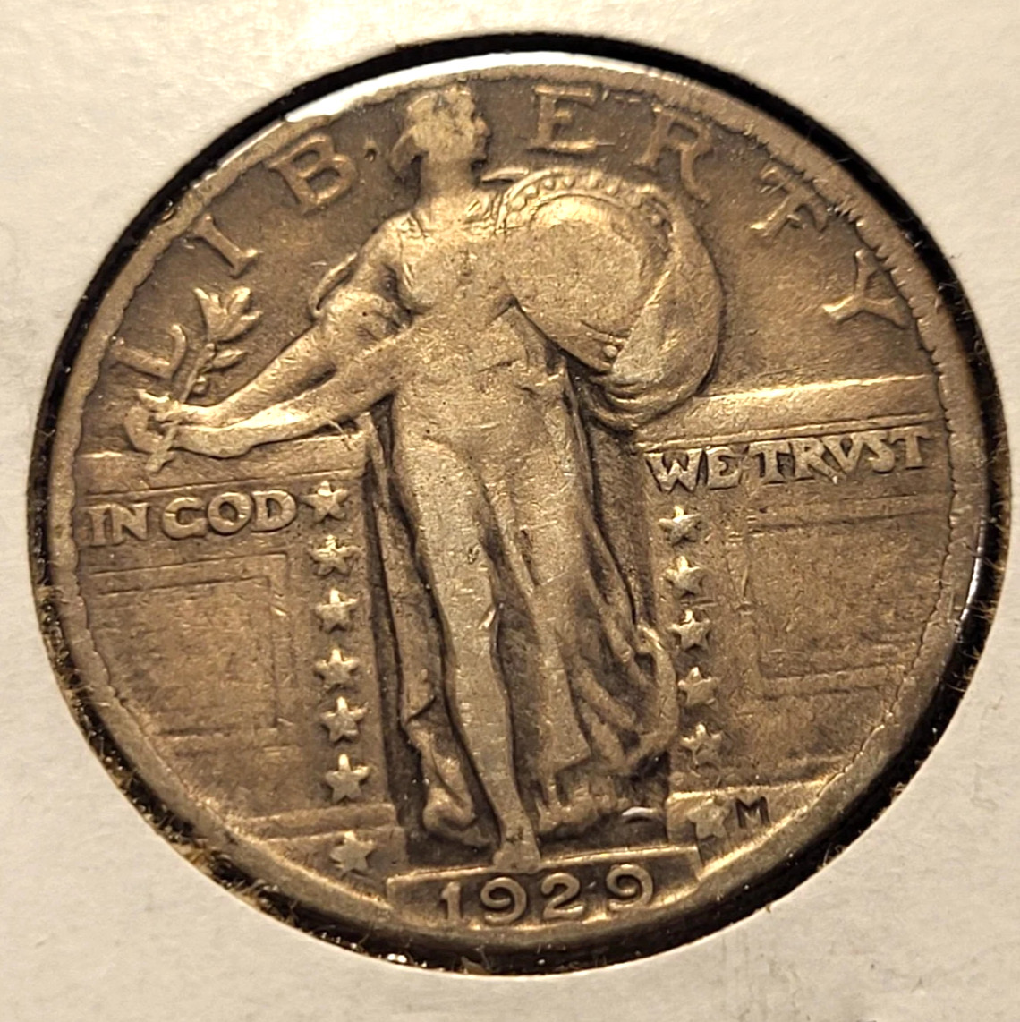 1929-P *** Standing Liberty "90% Silver" Quarter, Nice Detail +1 (BU) Bonus!