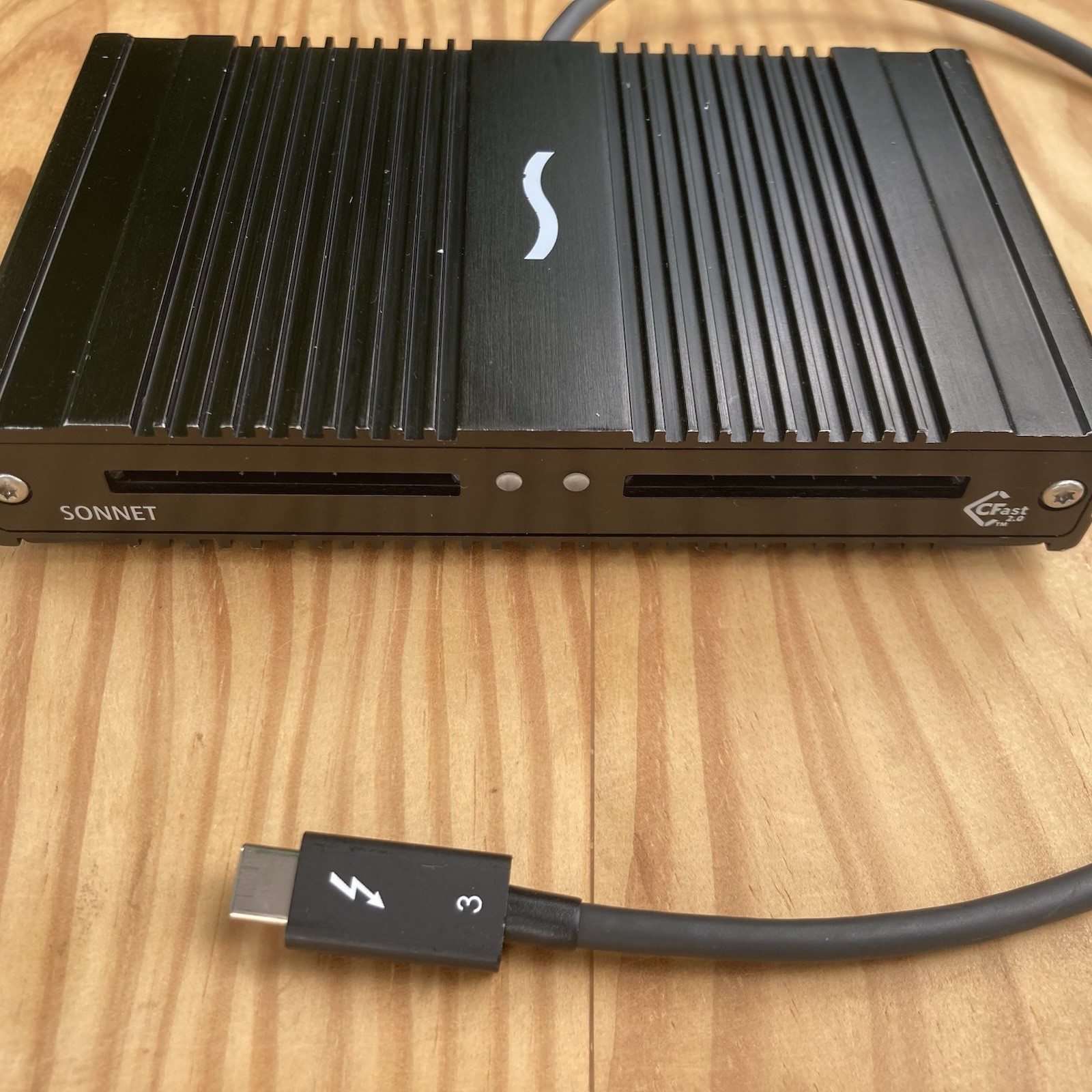 Sonnet Thunderbolt 3 Dual CFast 2.0 Card Reader Mac Cinema Camera Pro