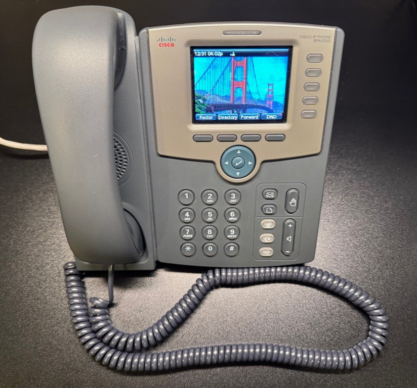 Cisco SPA525G2 5-Line VoIP Business IP Phone PoE Office Desk Telephone