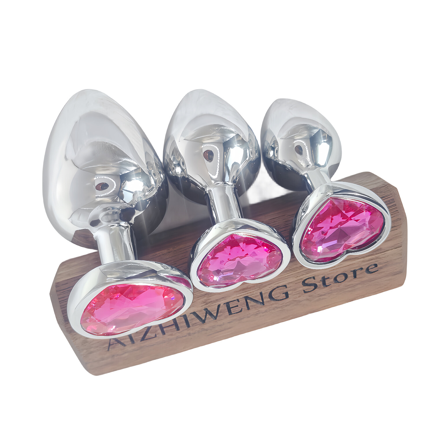 Anal Butt Plug HEART STAINLESS Butt Plug Sex Toy For Women Men Couple Gift