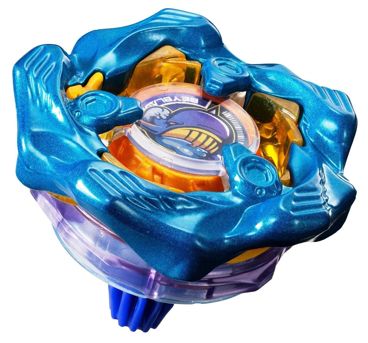 Whale Wave 1-80GF Metal Coat: Blue Fishing Spirits Ver. Beyblade X | Takara Tomy