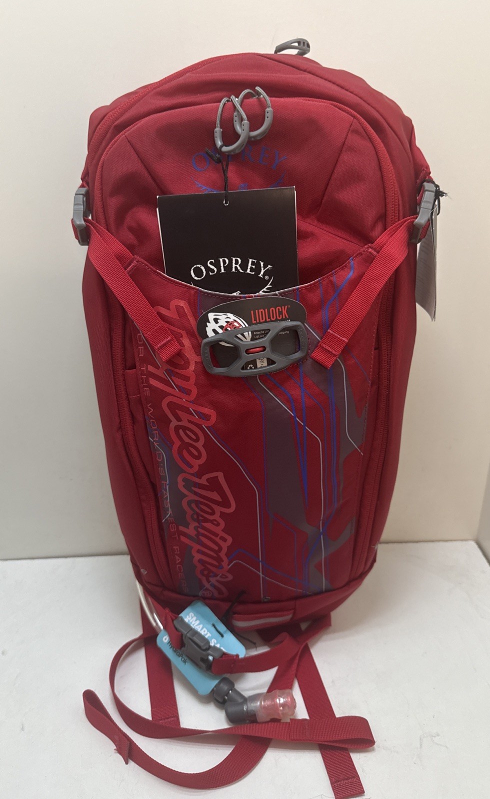 Osprey Siskin 8 Mountain Biking Hydration Red Backpack Bladder Troy Lee Designs