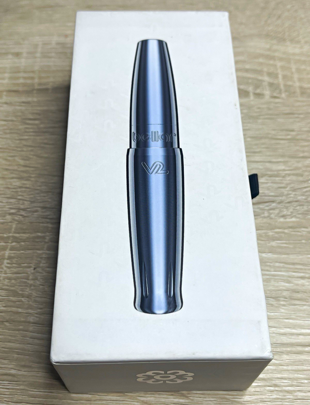Microbeau Bellar V2 Wireless PMU Tattoo Pen Machine w/ Cartridge Needle Silver