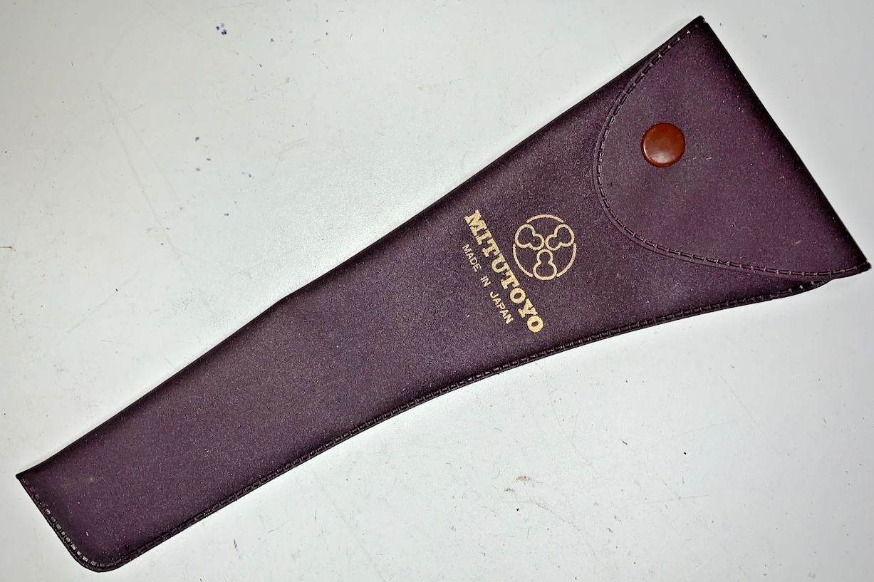 Vintage Mitutoyo 6" Vernier Calipers Pouch