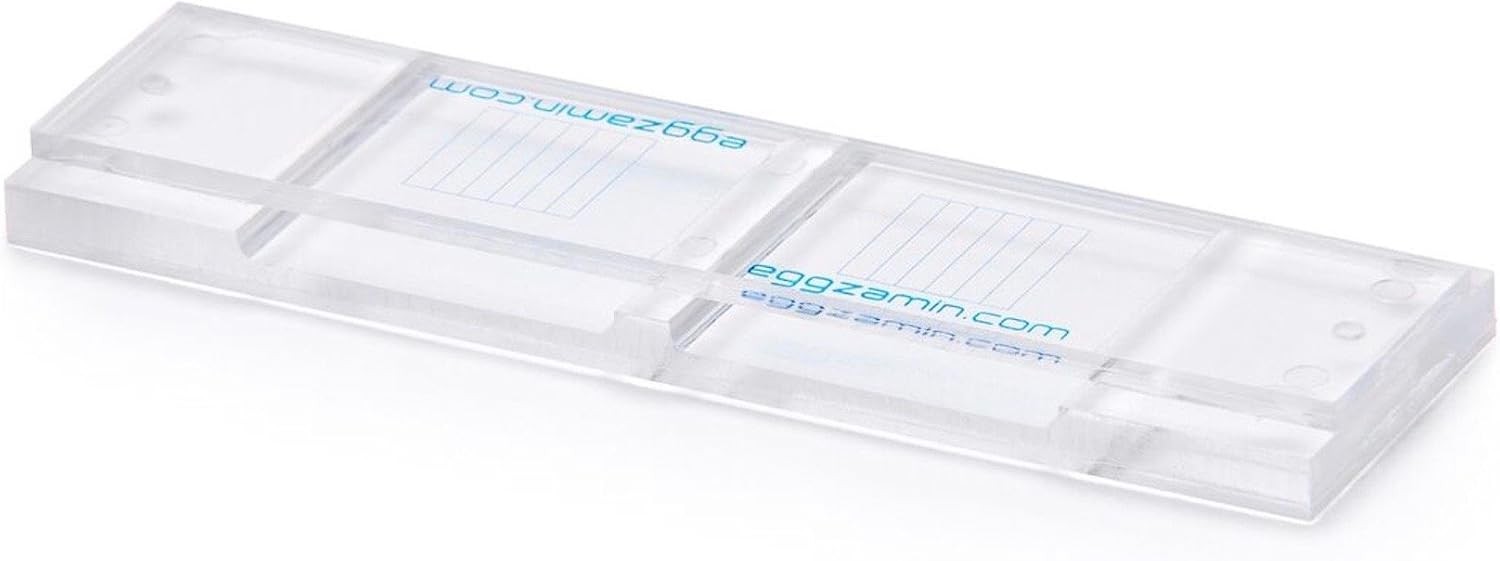 McMaster Method Microscope Slide - FEC (Fecal Egg Count) or Worm Count, Double C