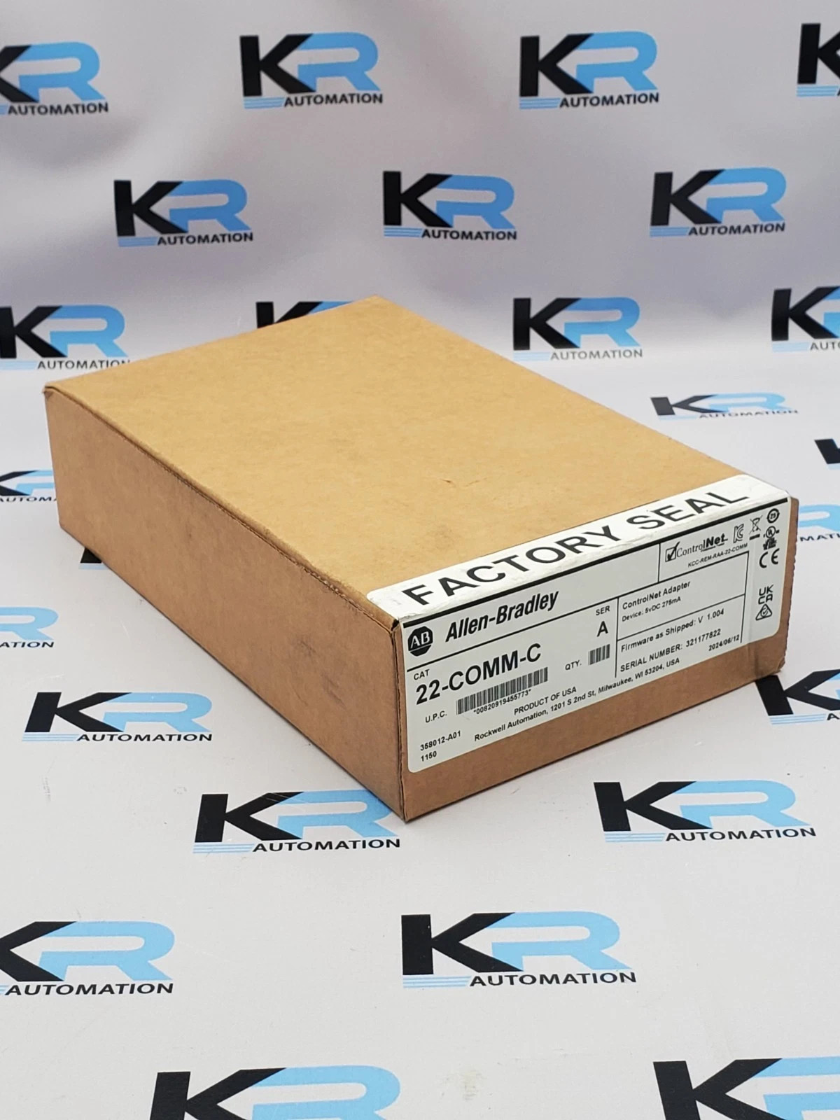 Surplus Pre-Owned Allen Bradley 22-COMM-C /A Communication Adapter