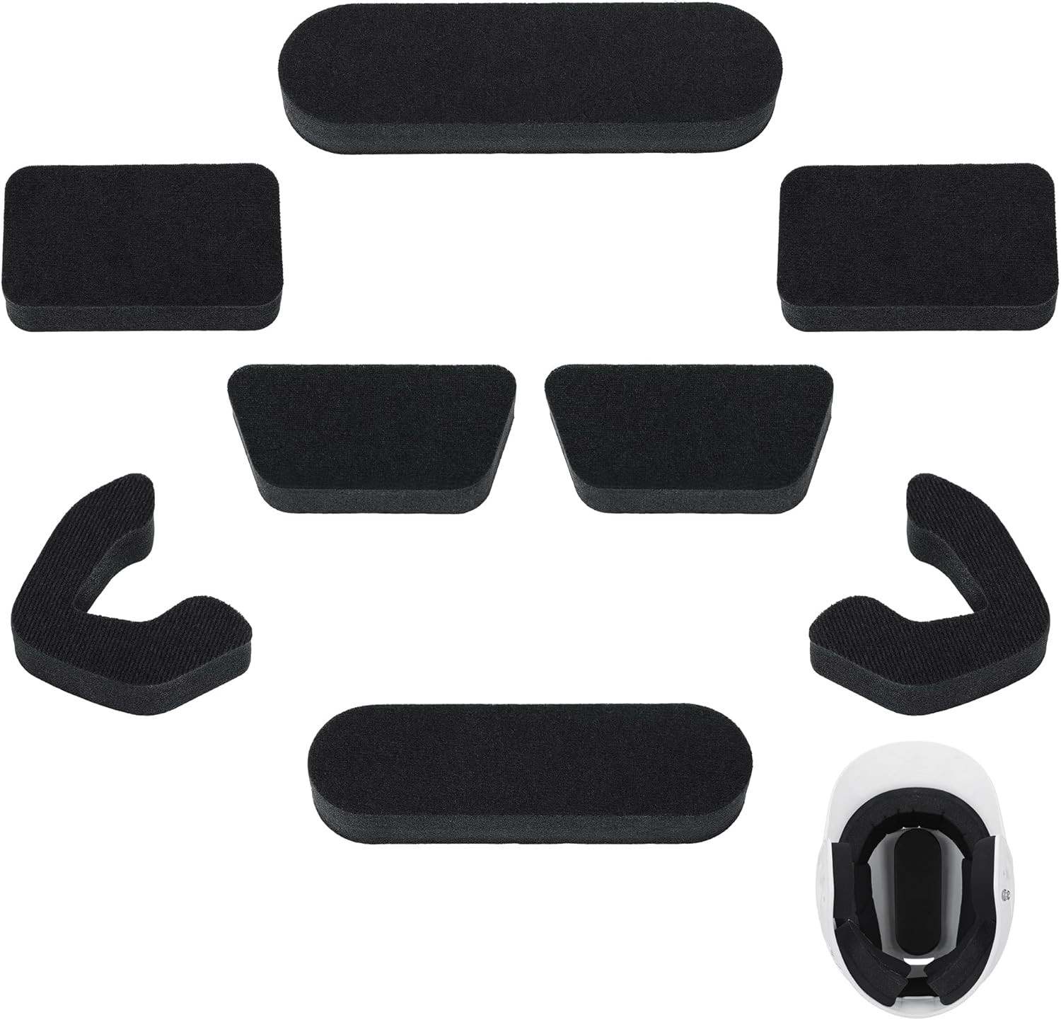 Universal Helmet Padding Fit Kit Compatible with Easton Batting and Catchers Hel