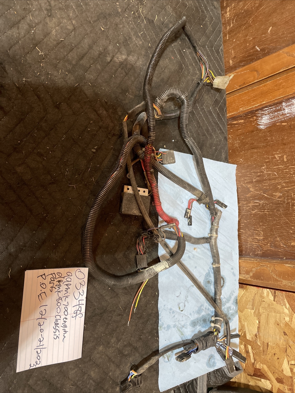 1999 Polaris RMK 700 main engine wiring harness Wire Loom 033