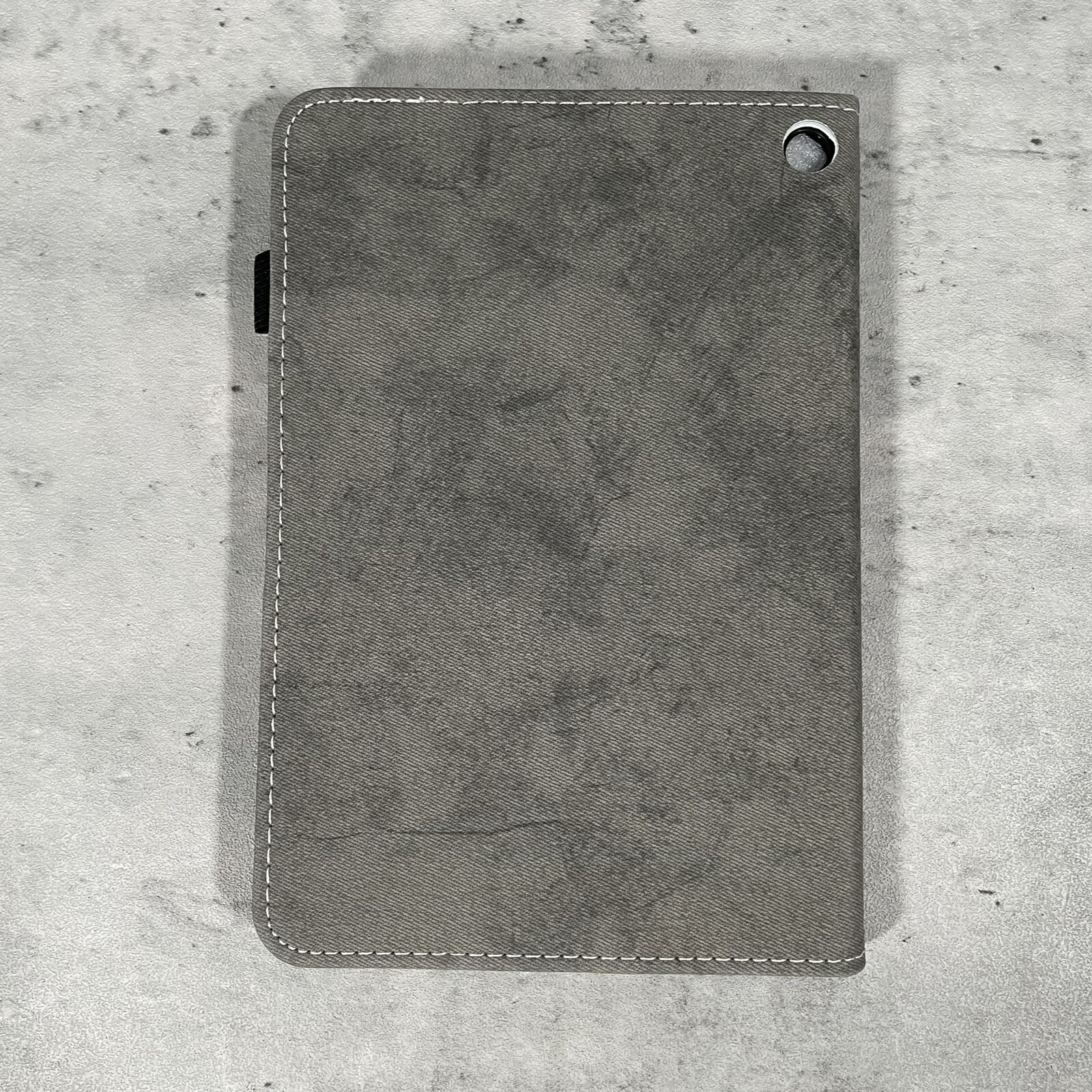 NEW Amazon Fire 2022 HD 8 Tablet Case Gray Denim Multi Pocket Functional
