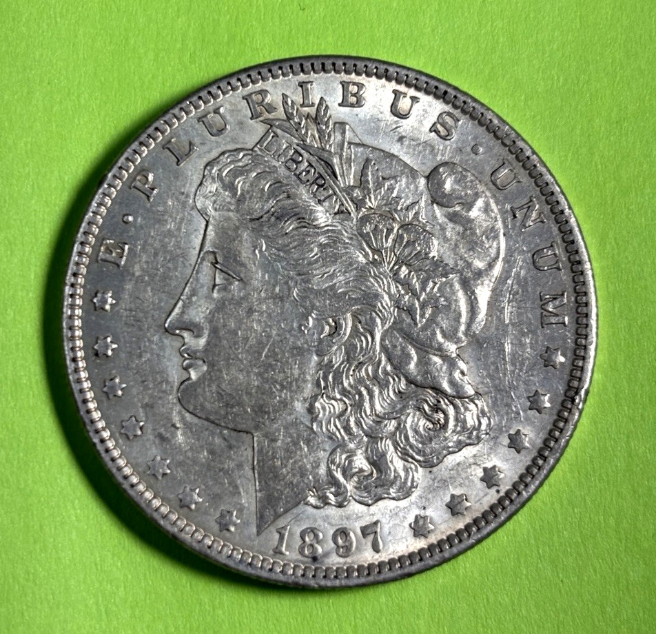 1897-O Morgan Silver Dollar Nice AU - Scarce