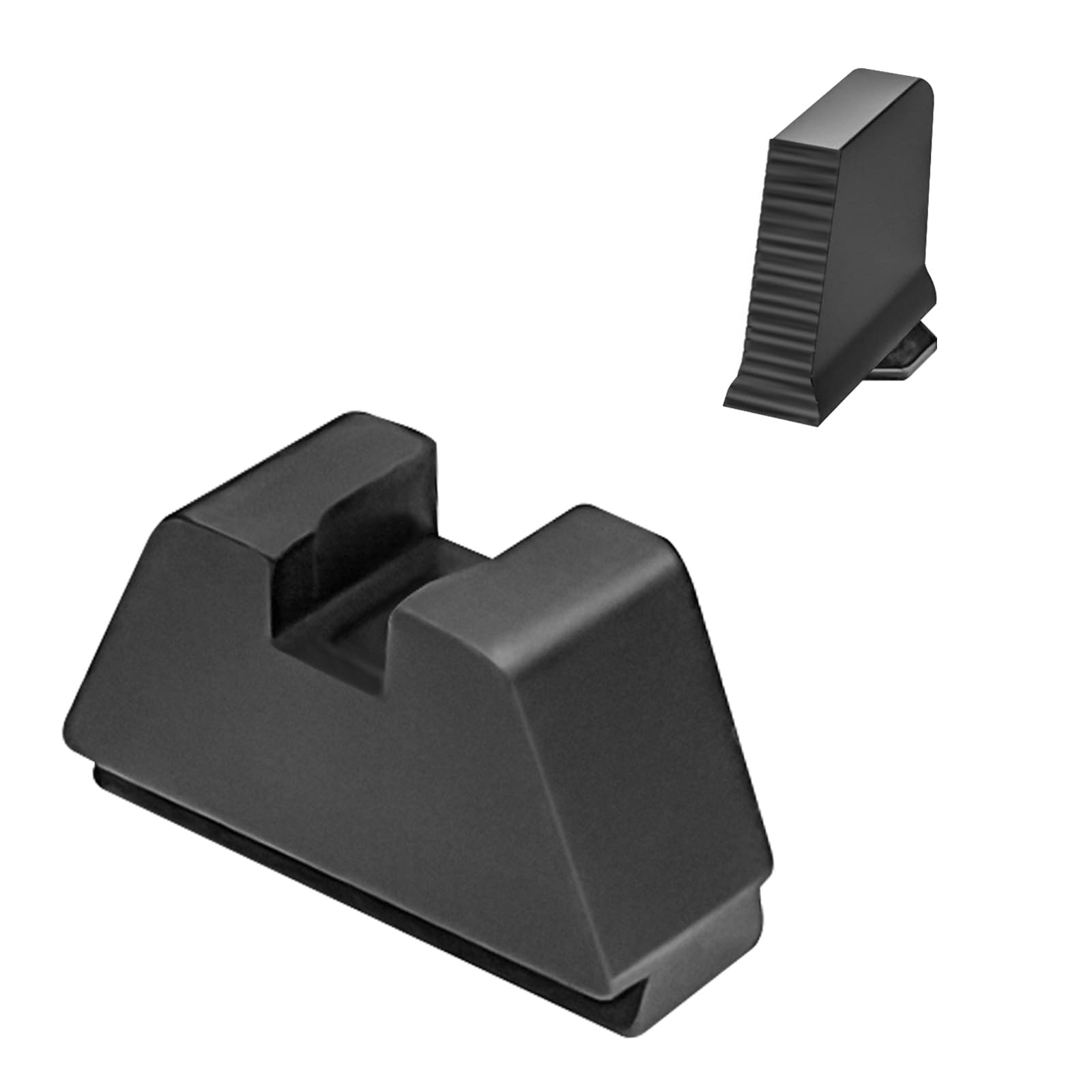 Suppressor Height Sight Set for Glock - Optical , High Black .315" Serrated F...