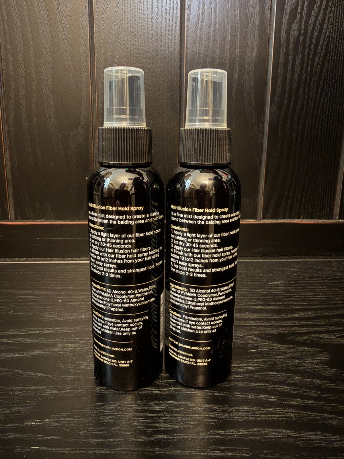 Hair Illusion Fiber Hold Spray Bundle Open Box Authentic