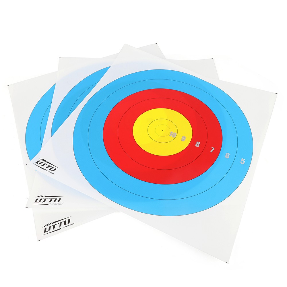 Non-Woven Target Paper Standard Archery Bow Arrow Competition Target Practice10X