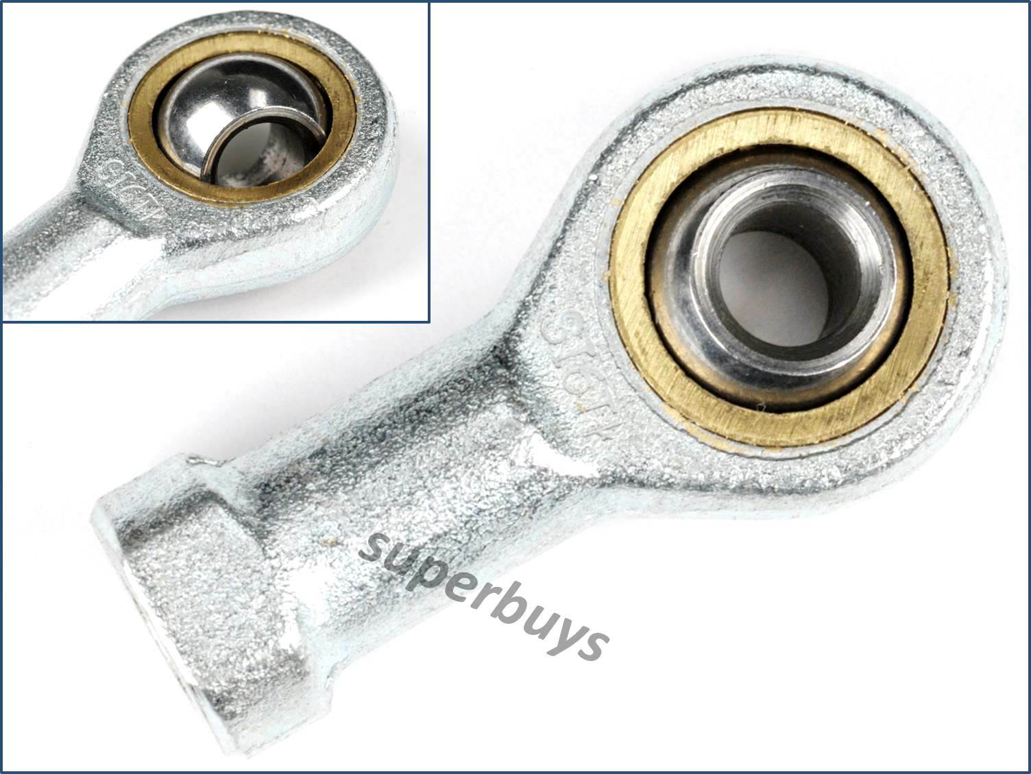 Right M6x1 Female Threaded Rod End Bearing Heim Rose Joint Mechanical Swivel M6