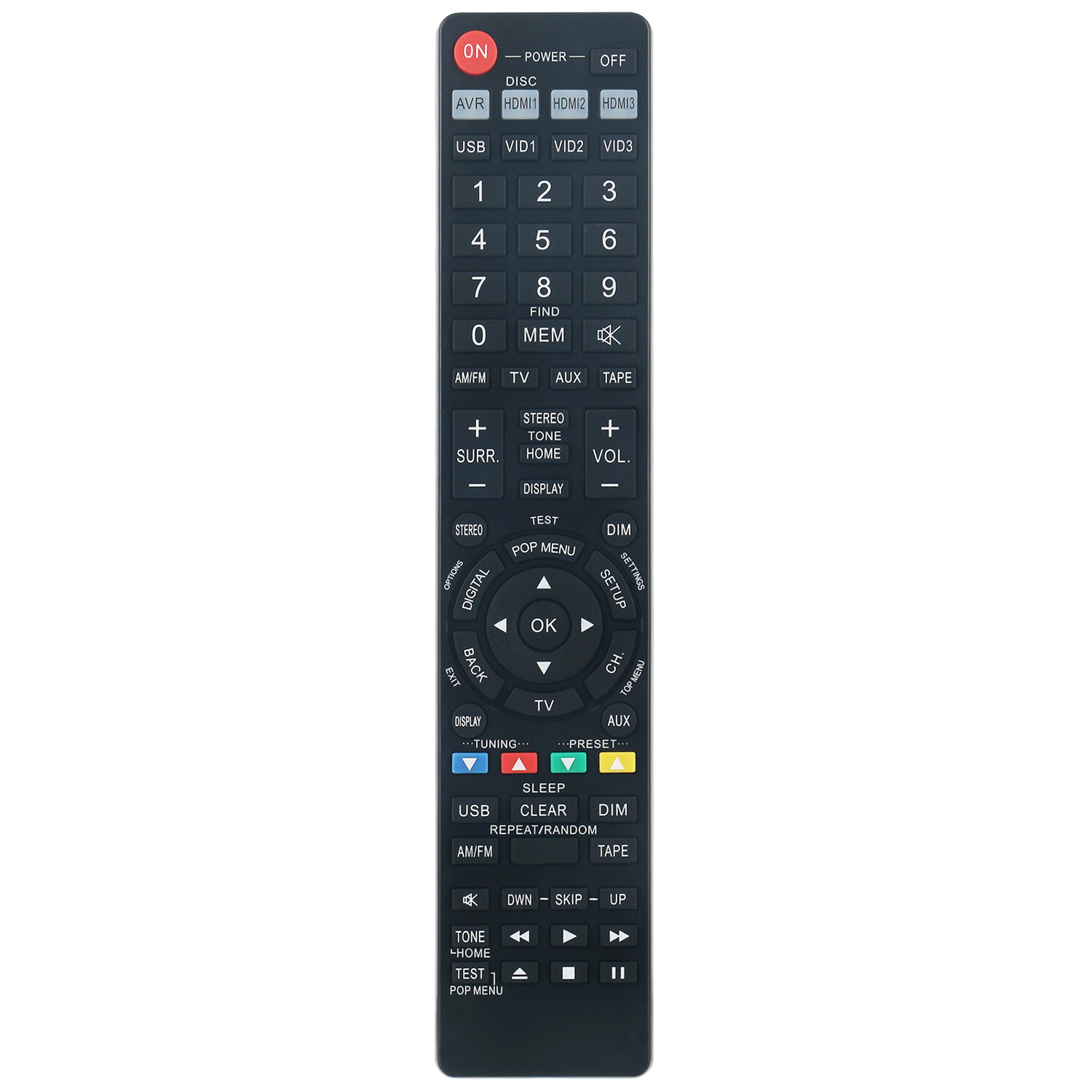 New Replace Remote for Harman Kardon AV Receiver AVR700 AVR 700 AVR 1650 AVR 146