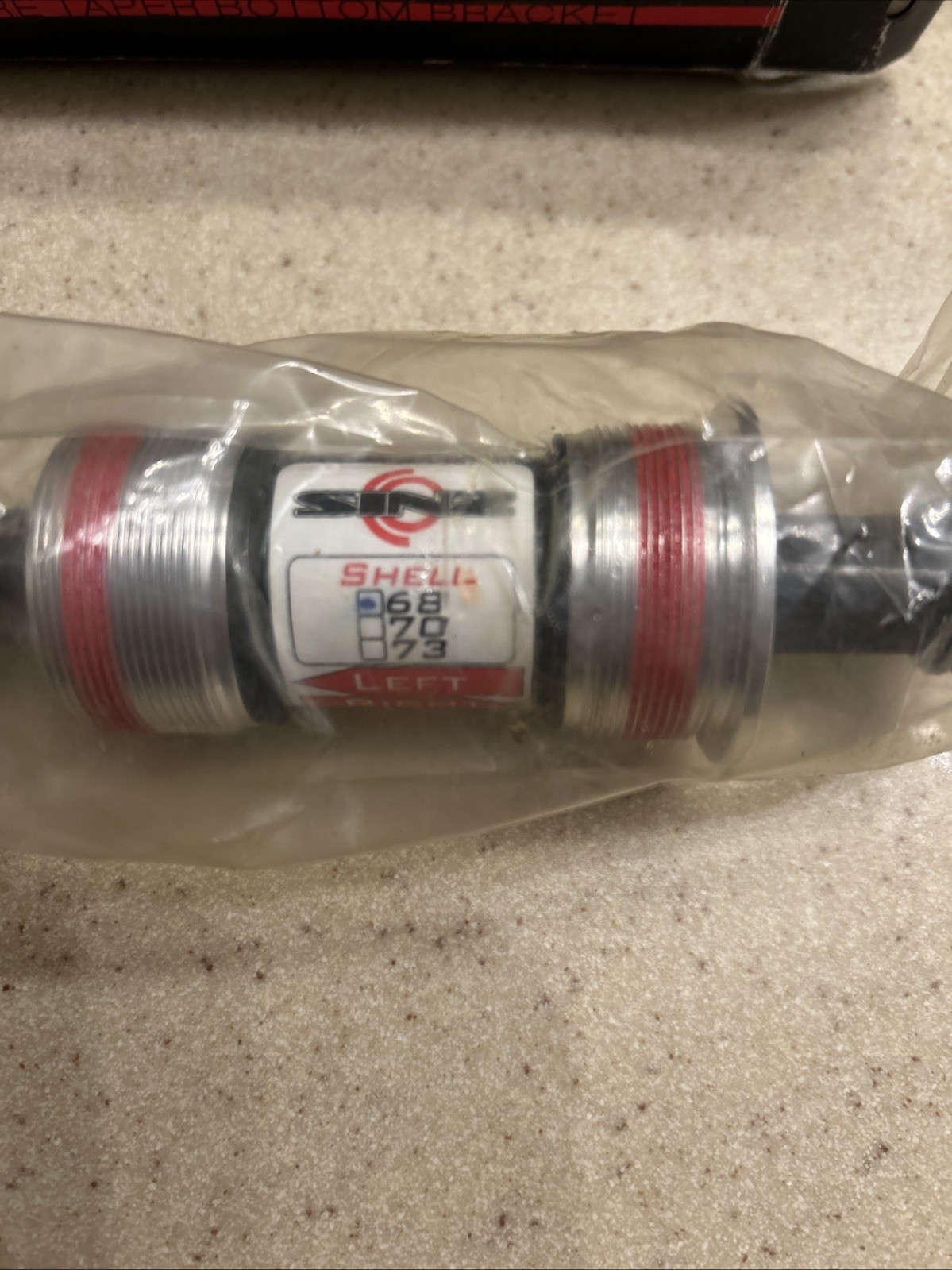 Sinz Square Taper Bottom Bracket 113mm Black