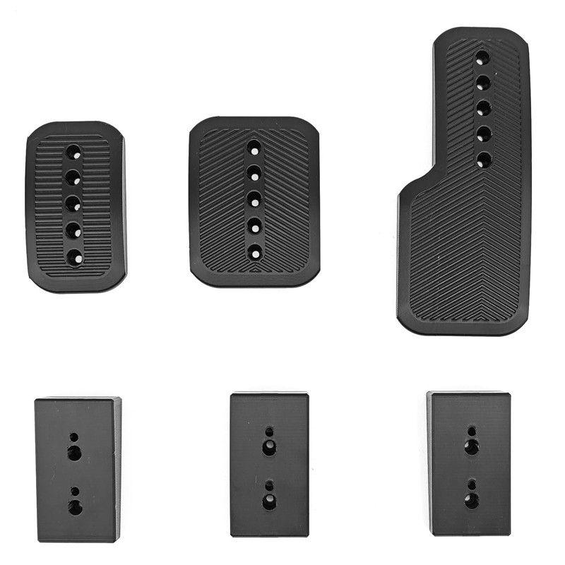 6pcs/set 10 Angled Fix Pedal Plates for MOZA SRP/SRP LITE Pedals Tilt Modify