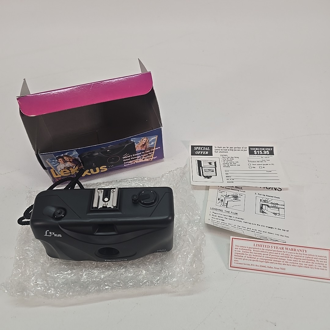 Lexxus Panorama 35mm Film Camera Brand New In Wrapping w/Box & Instructions