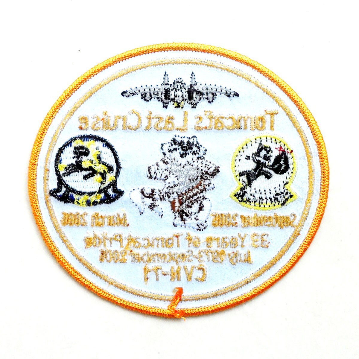 US Navy CVN-71 Tomcat VF-154 Patch Embroidered Jacket Patch