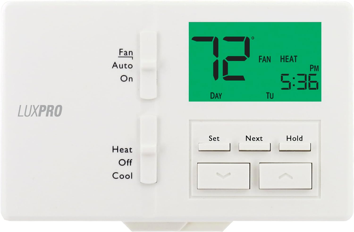 PRO P711 Programmable 7 Day Thermostat 1 Heat 1 Cool Batteries Included New