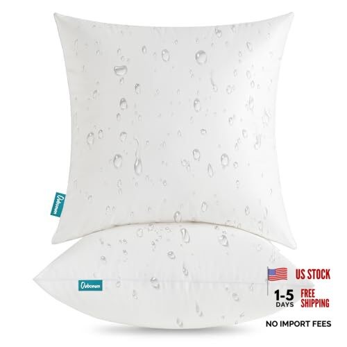 20x20 Outdoor Pillow Inserts (Pack of 2) - Square 20 x 20 (Pack of 2)