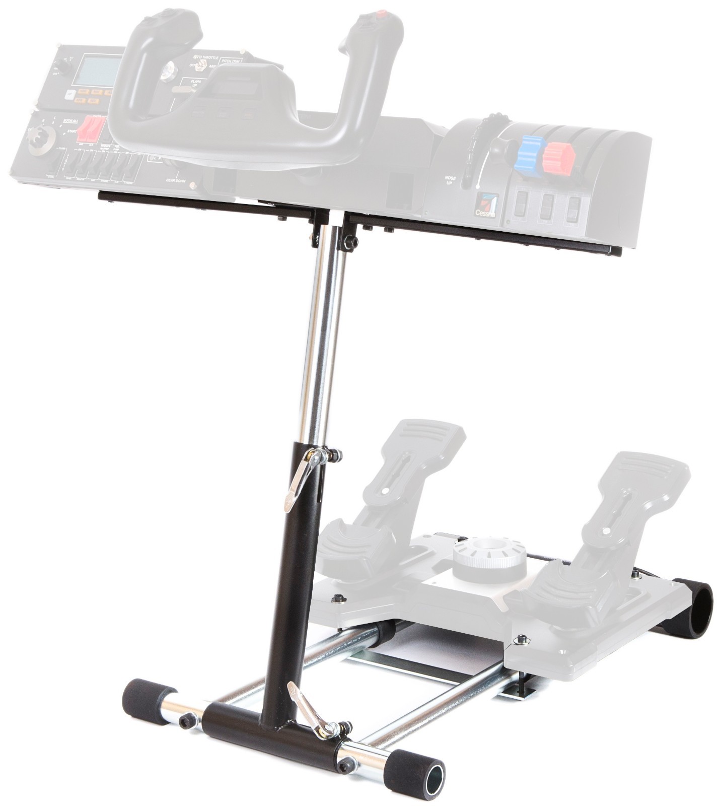 X RETURNED Saitek Wheel Stand Pro S Compatible w Saitek Logitech Pro Flight