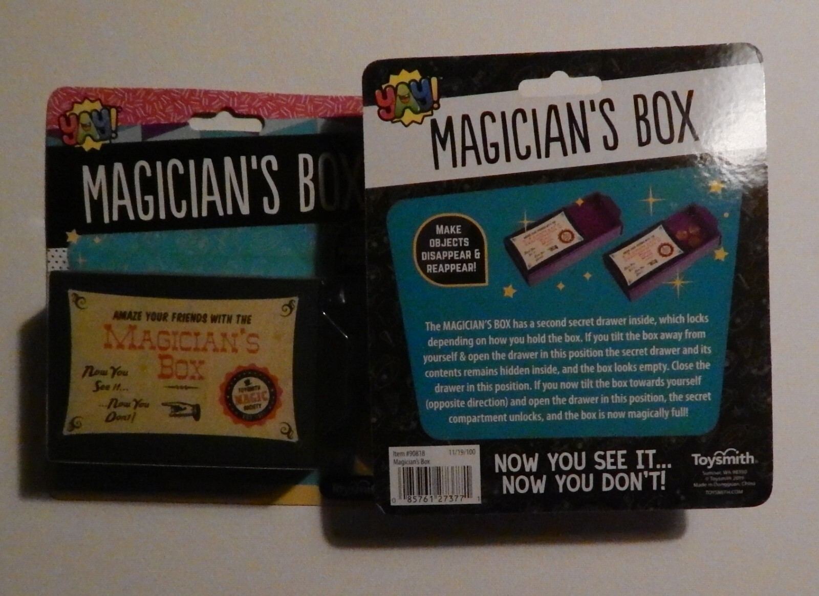 Brand NEW Yay! Magician's Box By Toysmith Colors Vary STURDY Well Made