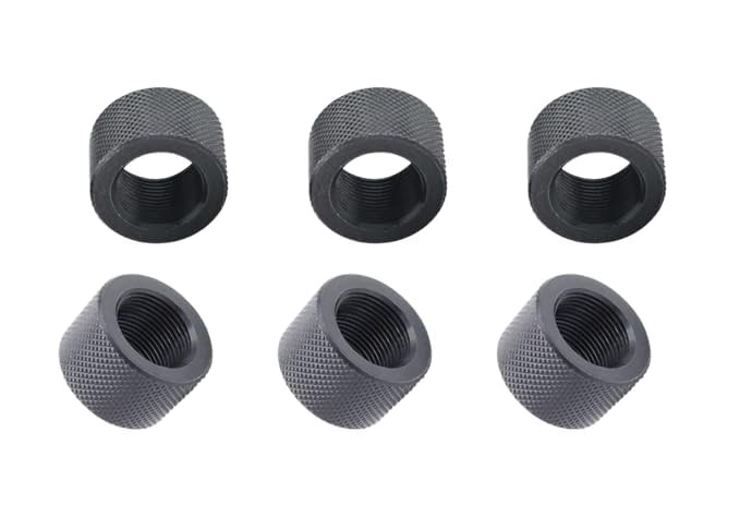 Thread Protector 1/2 x 28 for .22LR .223 & 5.56 ï¼ˆ6Packï¼‰