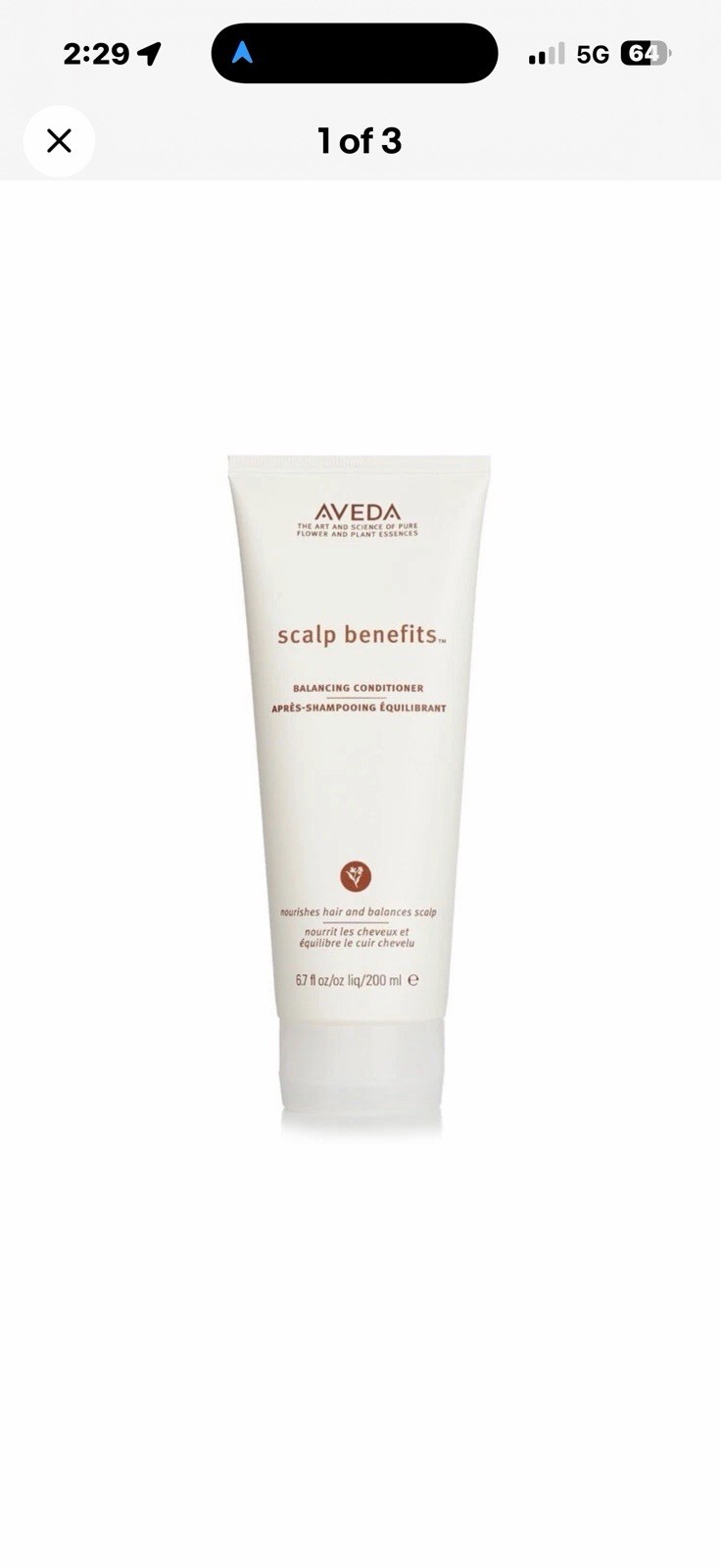 Aveda Scalp Benefits Balancing Conditioner 6.7oz NEW No Box