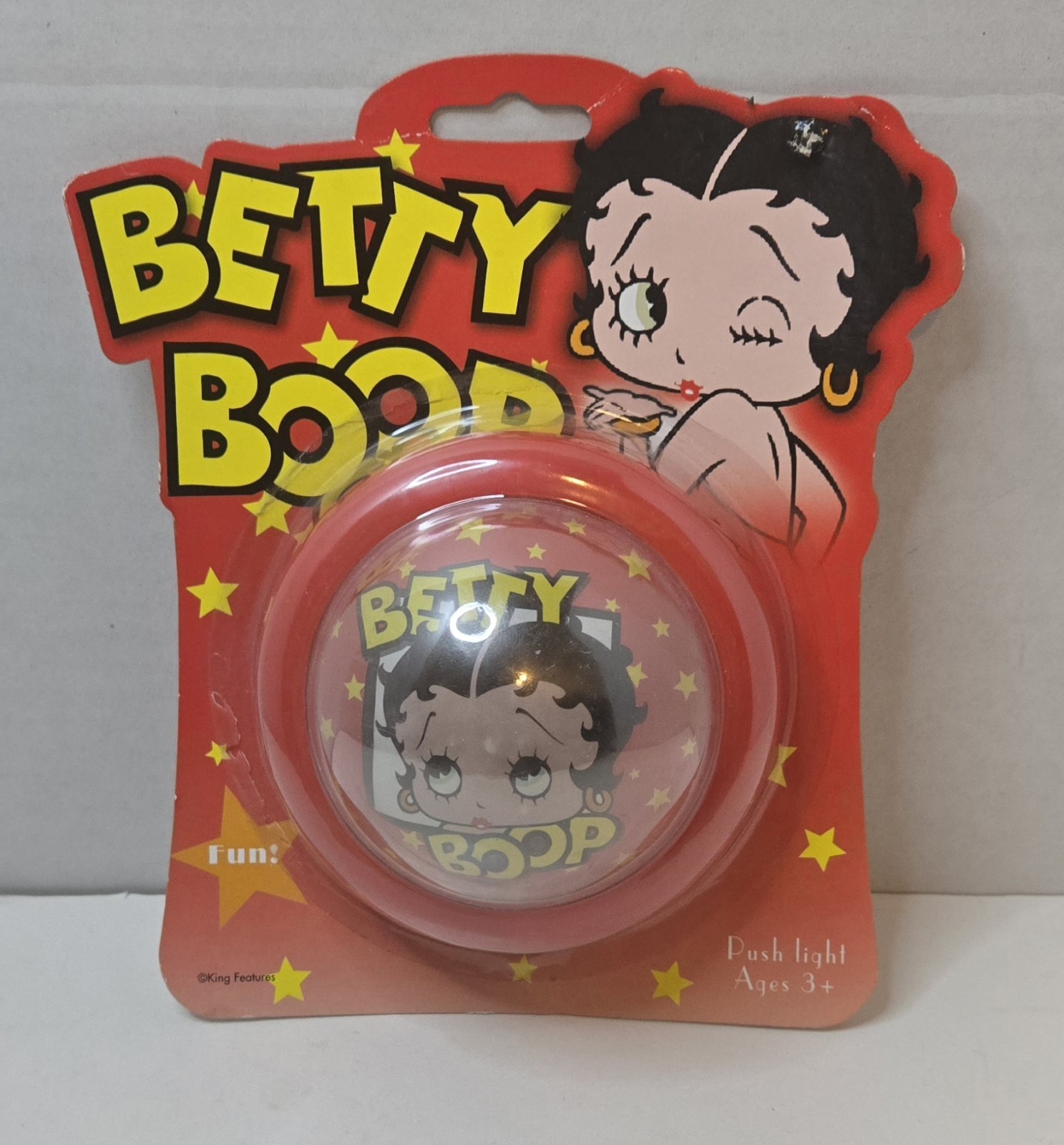 Night Light King Features Vintage Betty Boop Battery Operated Push Light  New