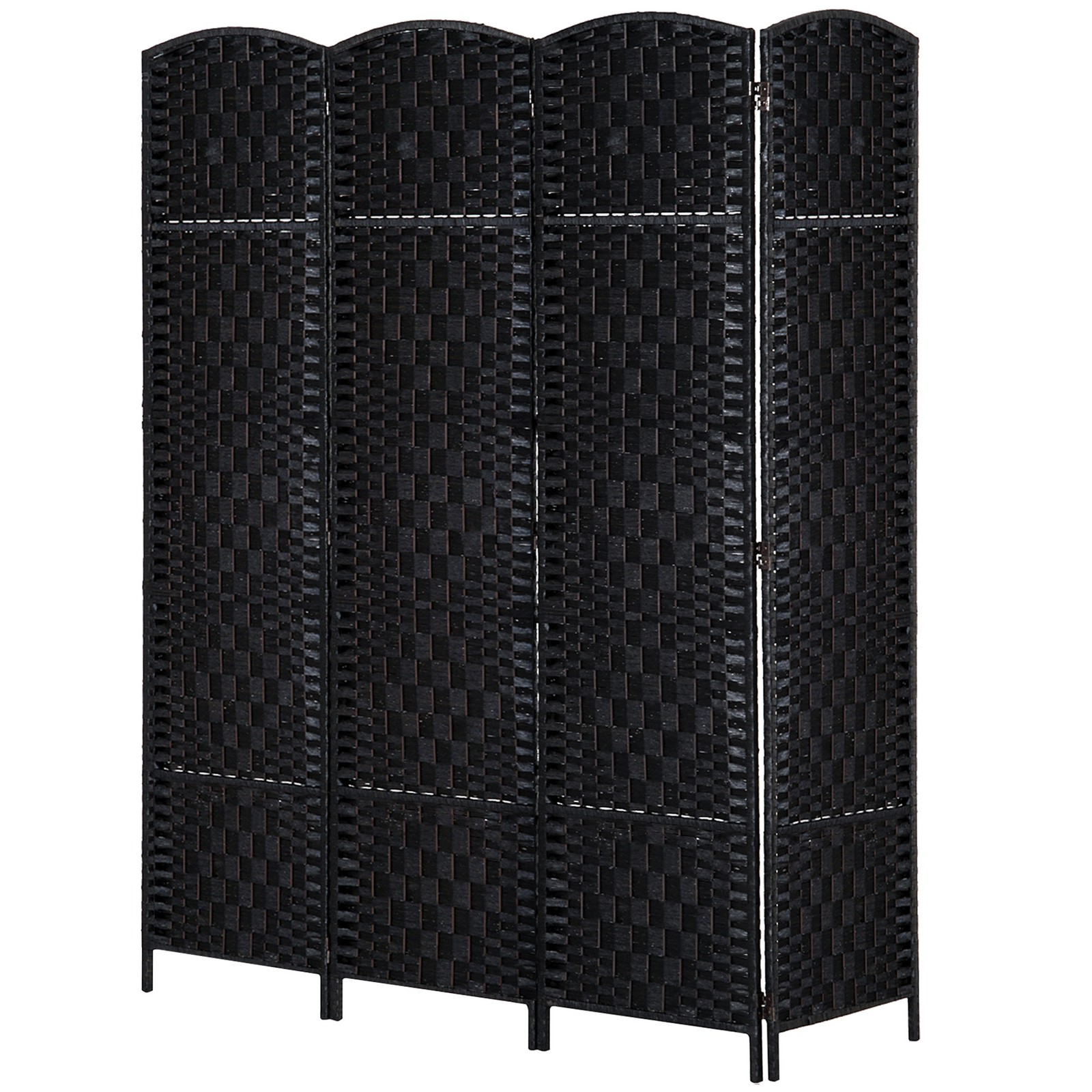 4 Panel Room Divider Folding 6ft Privacy Screen Portable Partition Wall Divider