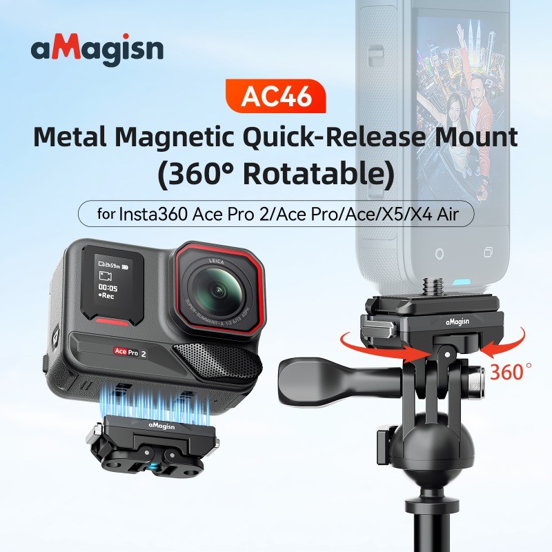 aMagisn Rotatable Metal Magnetic Quick Release for Ace Pro/Ace Pro2/X5/X4 Air