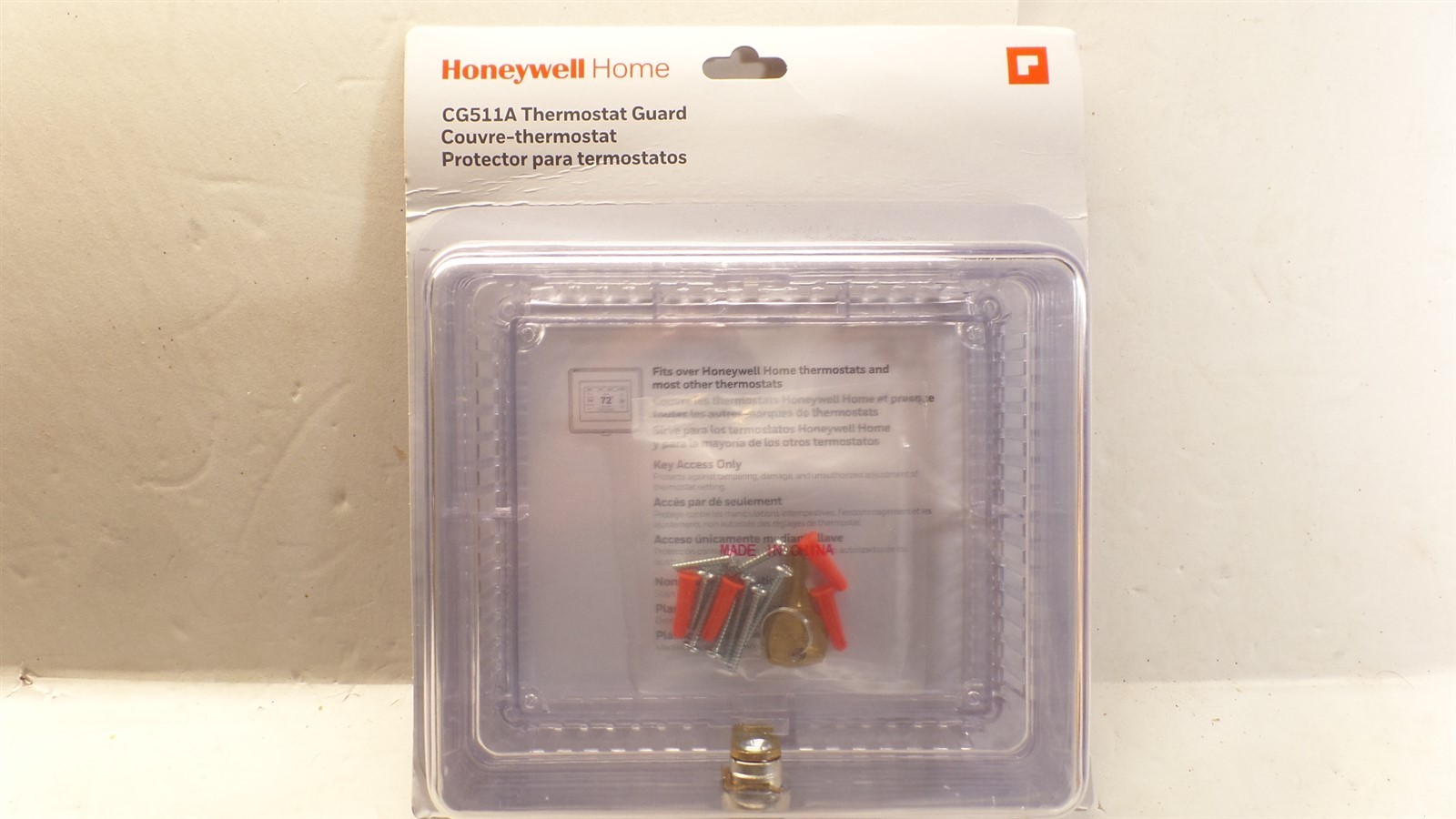 HONEYWELL CG511A HOME THERMOSTAT LOCKBOX COVER FIT 5"H X 6"W X 1.75"D OR SMALLER