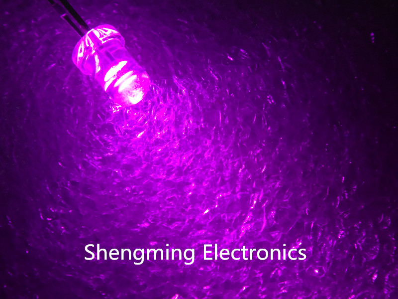 1000pcs 3mm Round Pink Superbright LED water clear