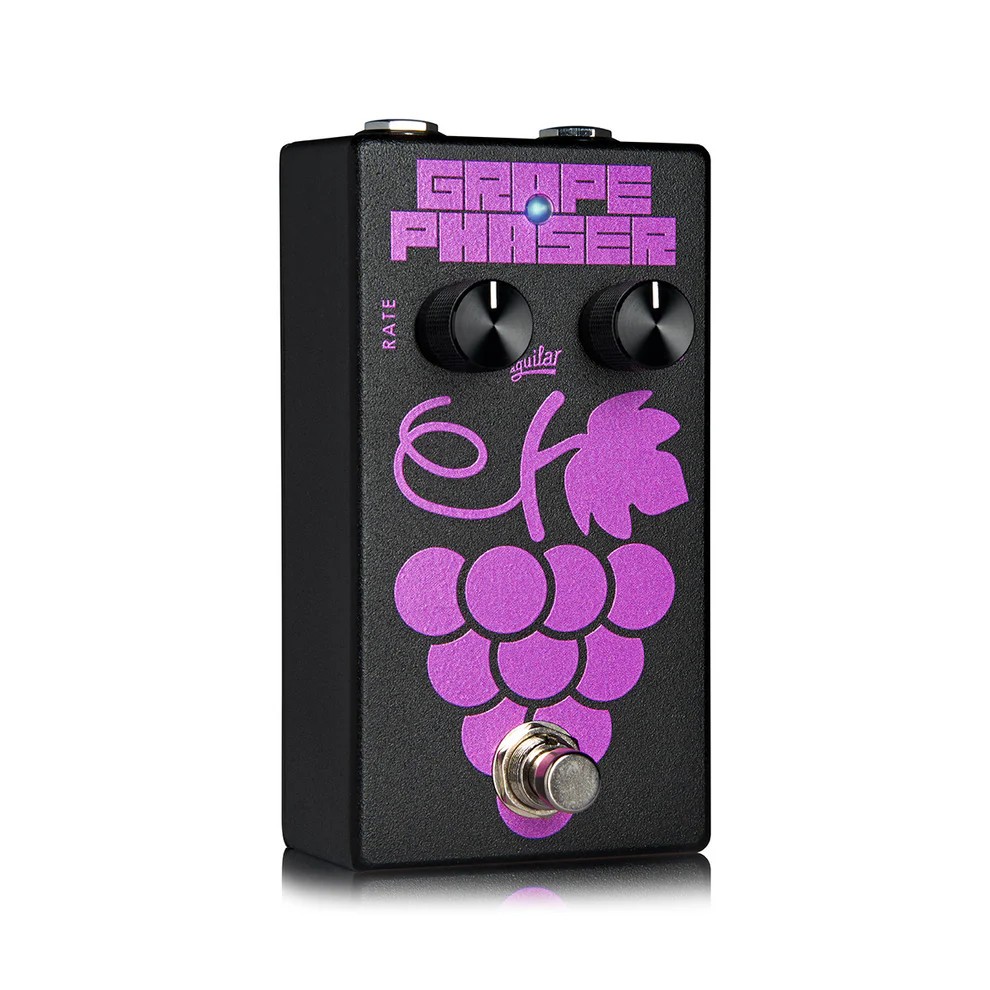 Aguilar Grape Phaser V2 Phaser Bass Effects Pedal, Black