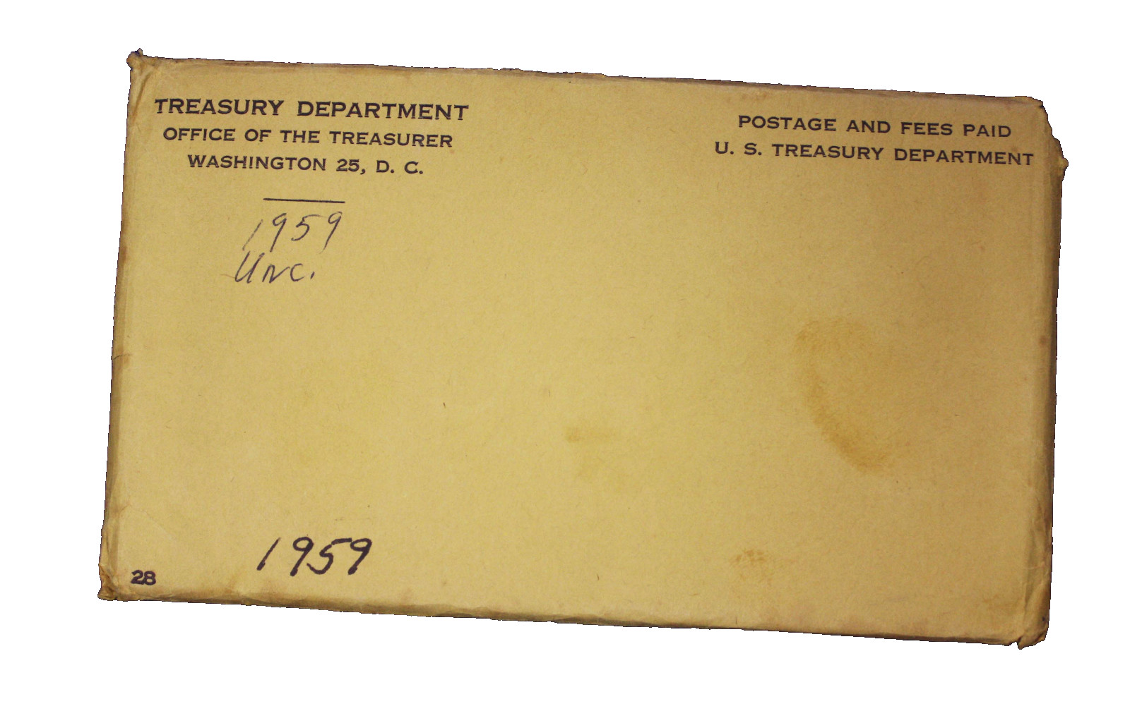 1959 Mint Set. Complete and original. 10 coins Both "P" & "D"