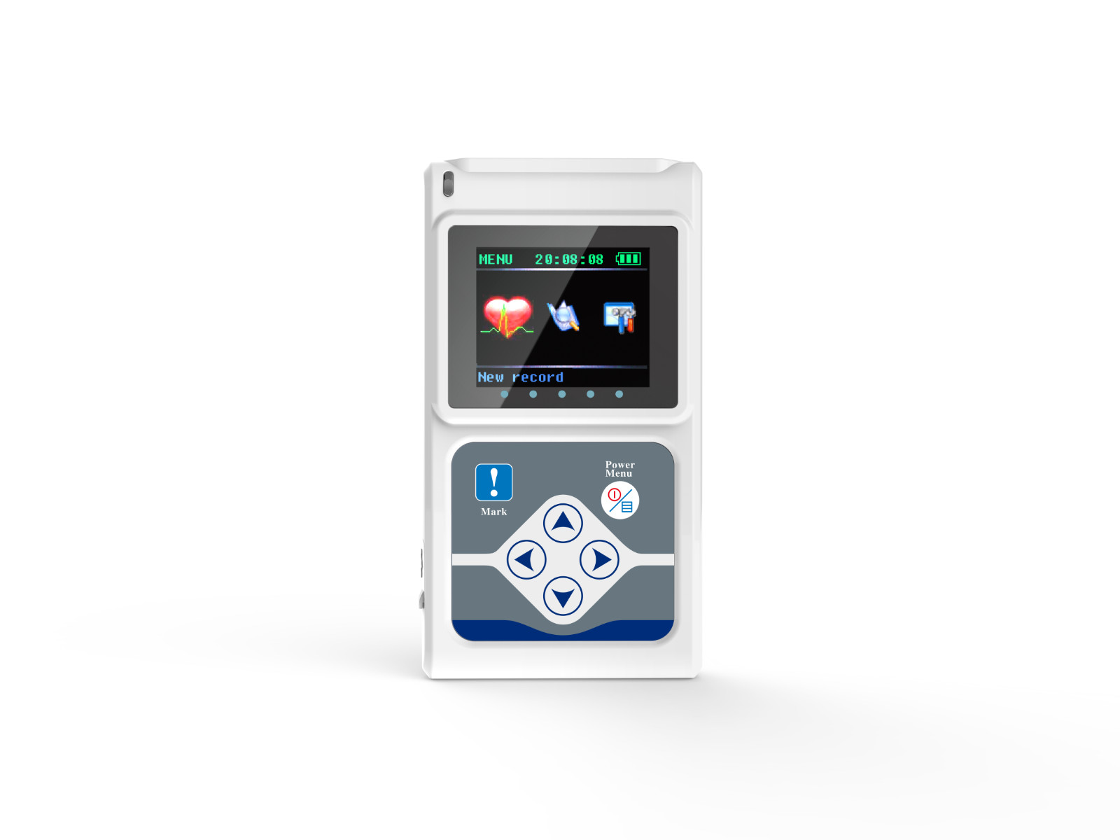 24H Dynamic ECG System 3-Lead Portable Recorder with PC Analysis Software