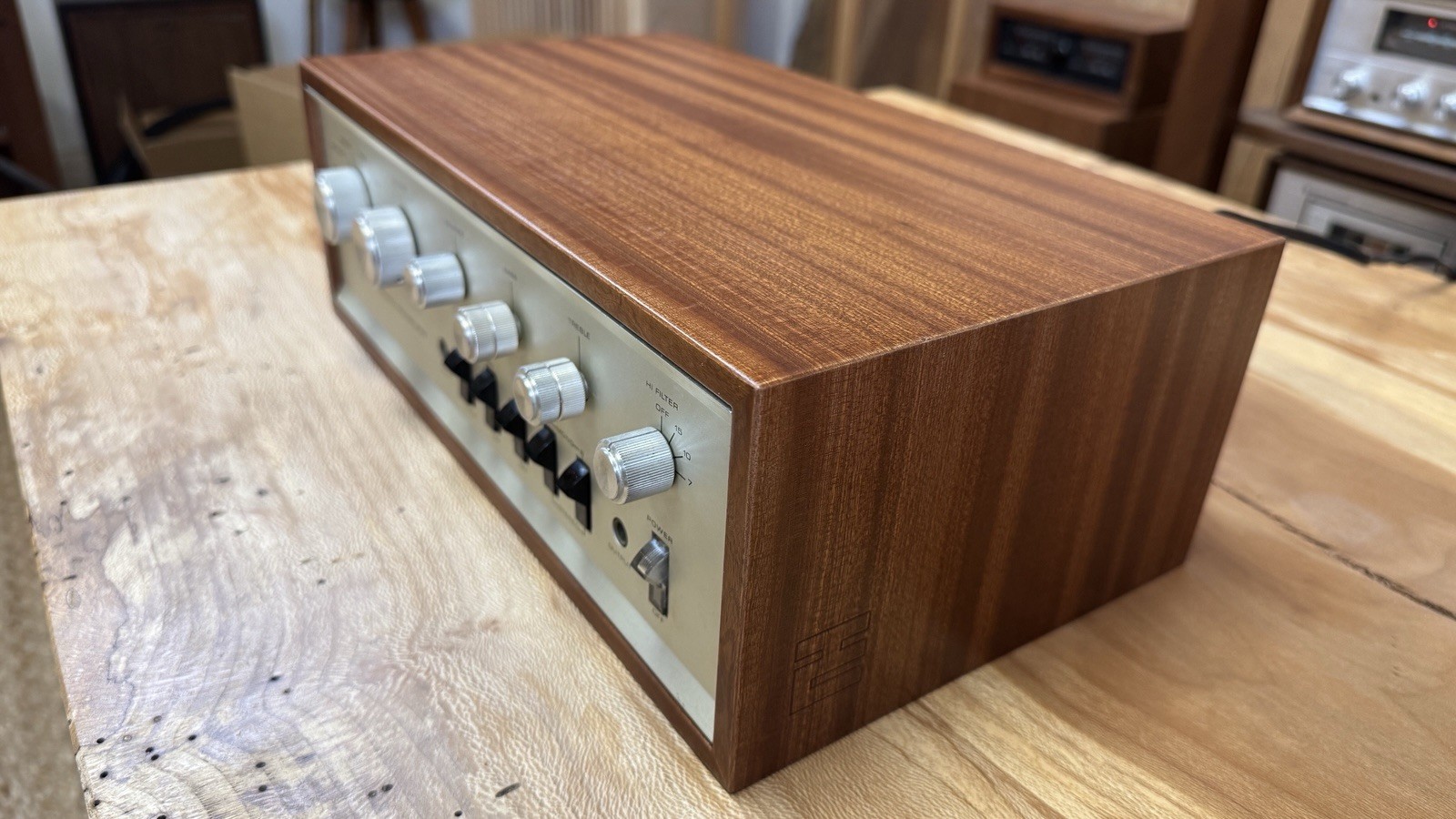Solid Mahogany Dynaco PAT-/PAS Cabinet (Pre-Order)