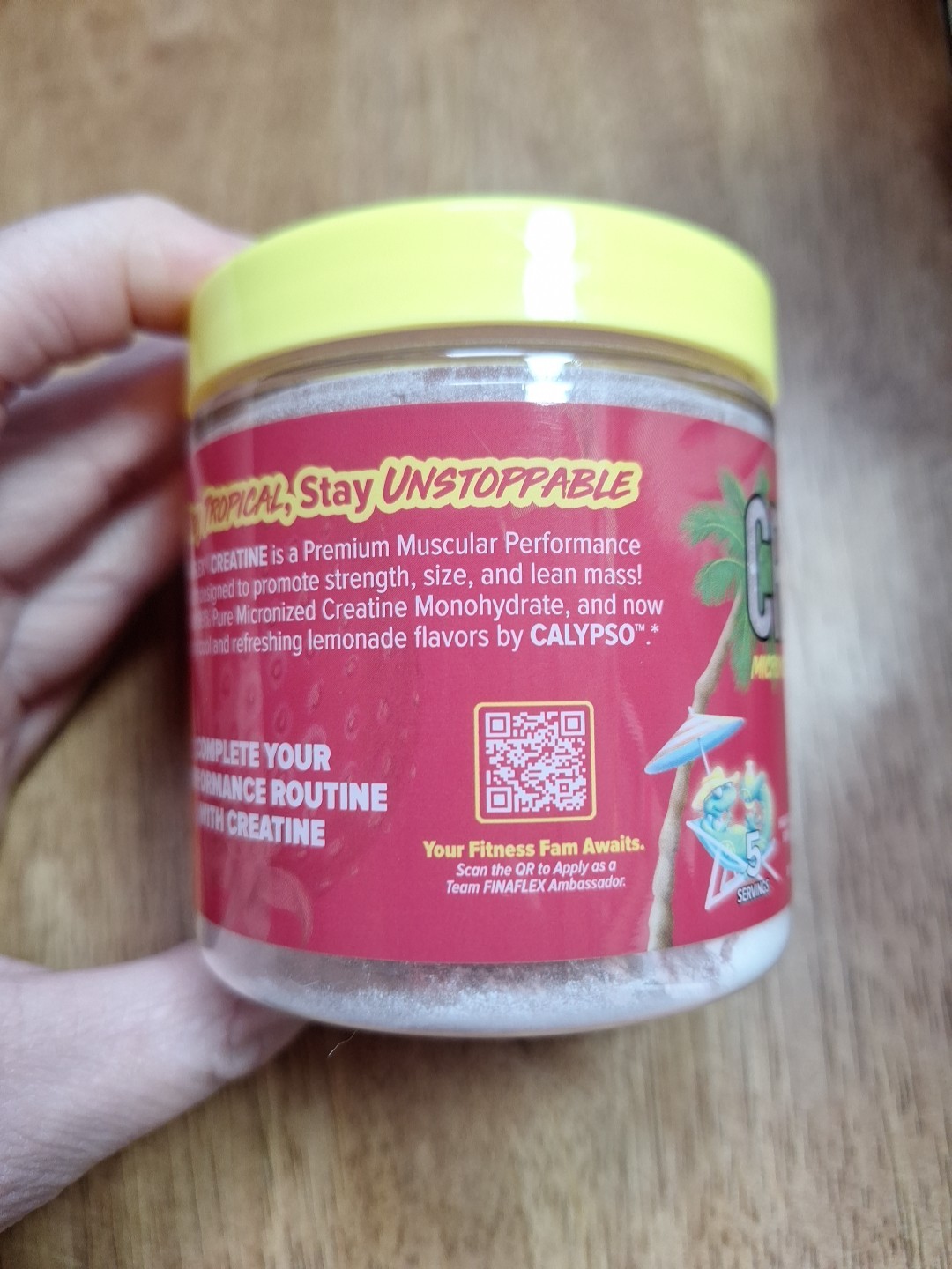 FINAFLEX Micronized Creatine Monohydrate CALYPSO COLLAB Strawberry Lemonade Powd
