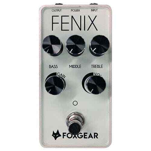 Foxgear Fenix Overdrive / Distortion Guitar Effects Pedal w/ Three Band EQ