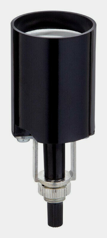 Jandorf PHENOLIC Medium Base (E26) On/Off Bottom Turn SOCKET 1pk Black 60536 NEW