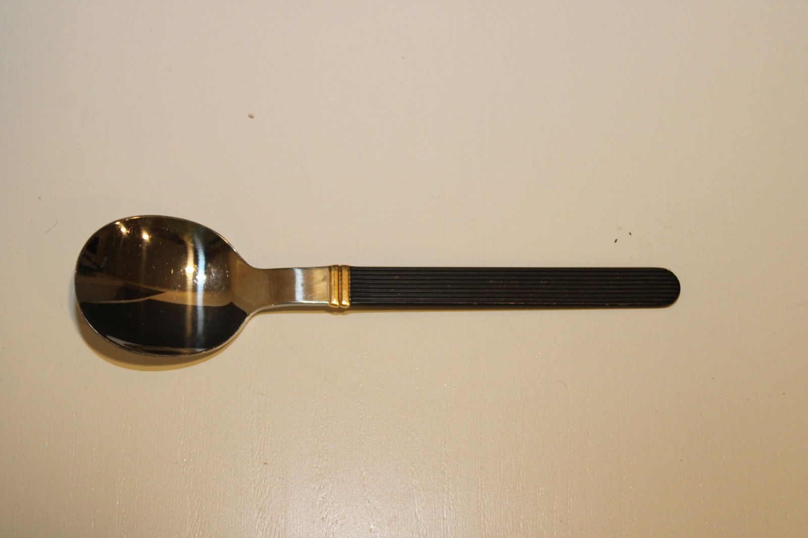 Sasaki Rigadin Matte Black Teaspoon 6 1/4"