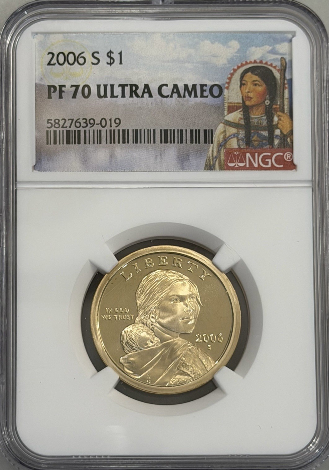 2006-S Sacagawea Dollar PF 70 Ultra Cameo NGC