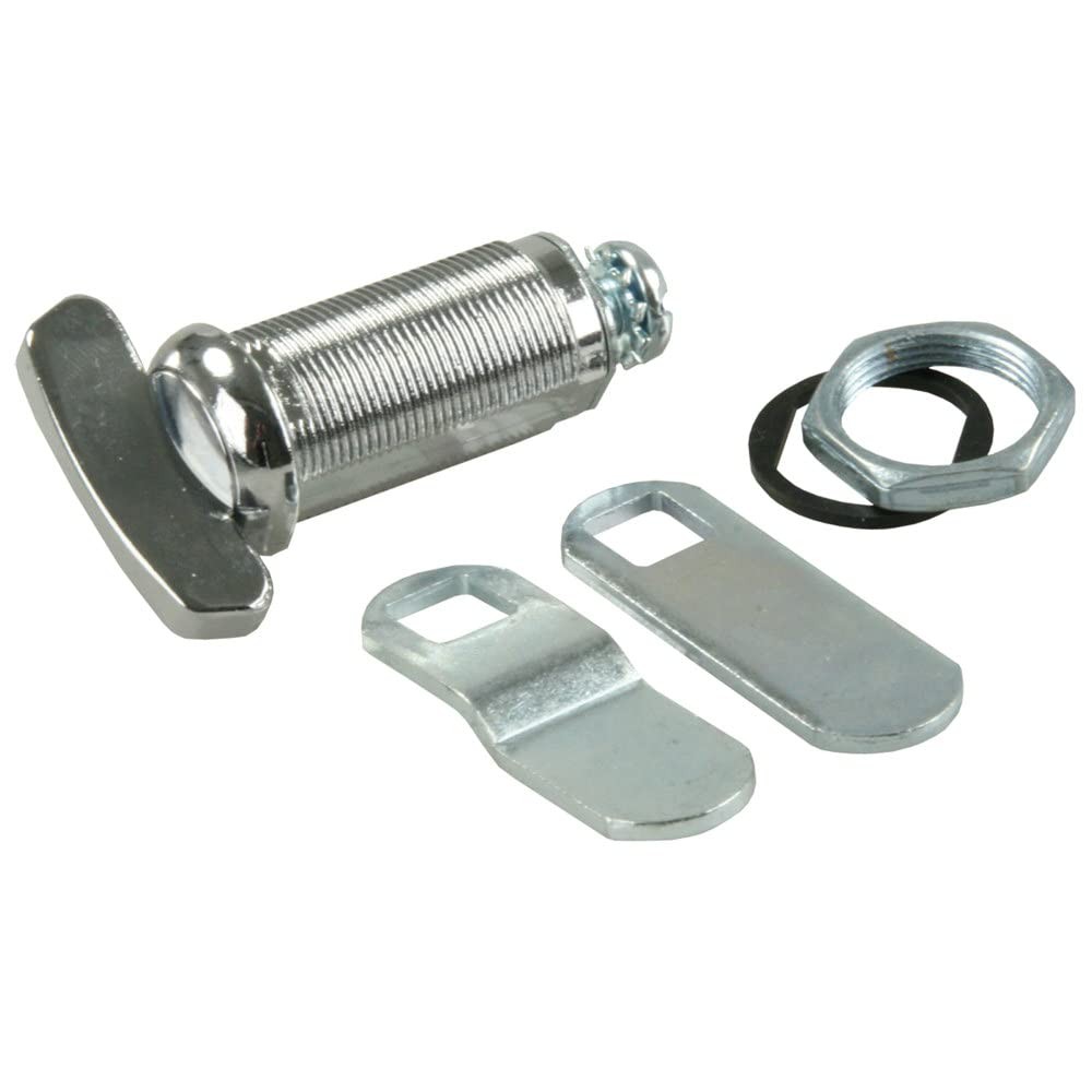 JR Products 00145 1 and 3/8 inches Compartment Door 1 Inch, Silver